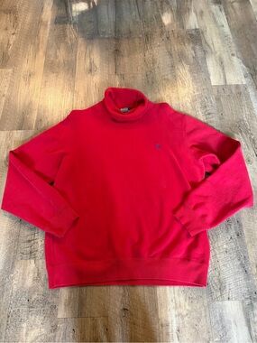 Polo by Ralph Lauren Red Turtleneck Sweater Large Mens